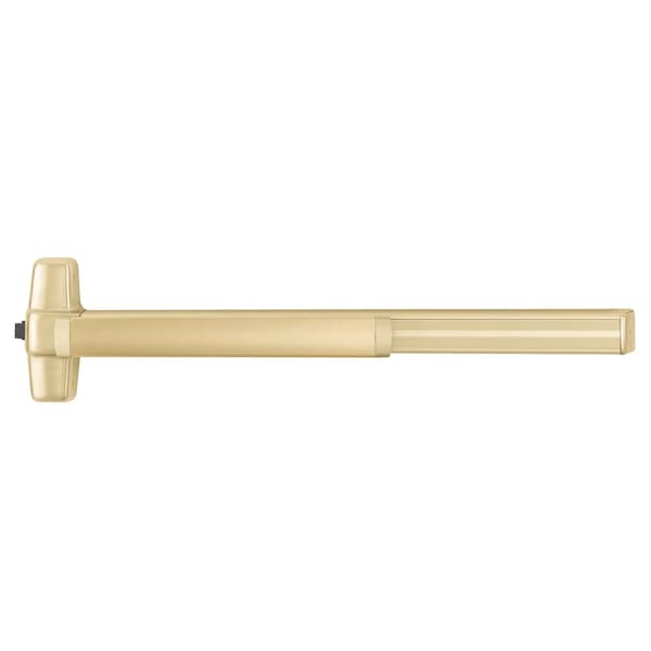 Grade 1 Rim Exit Bar, Wide Stile Pushpad, 48-in Device, Exit Only, Less Trim, Motorized Latch Retrac